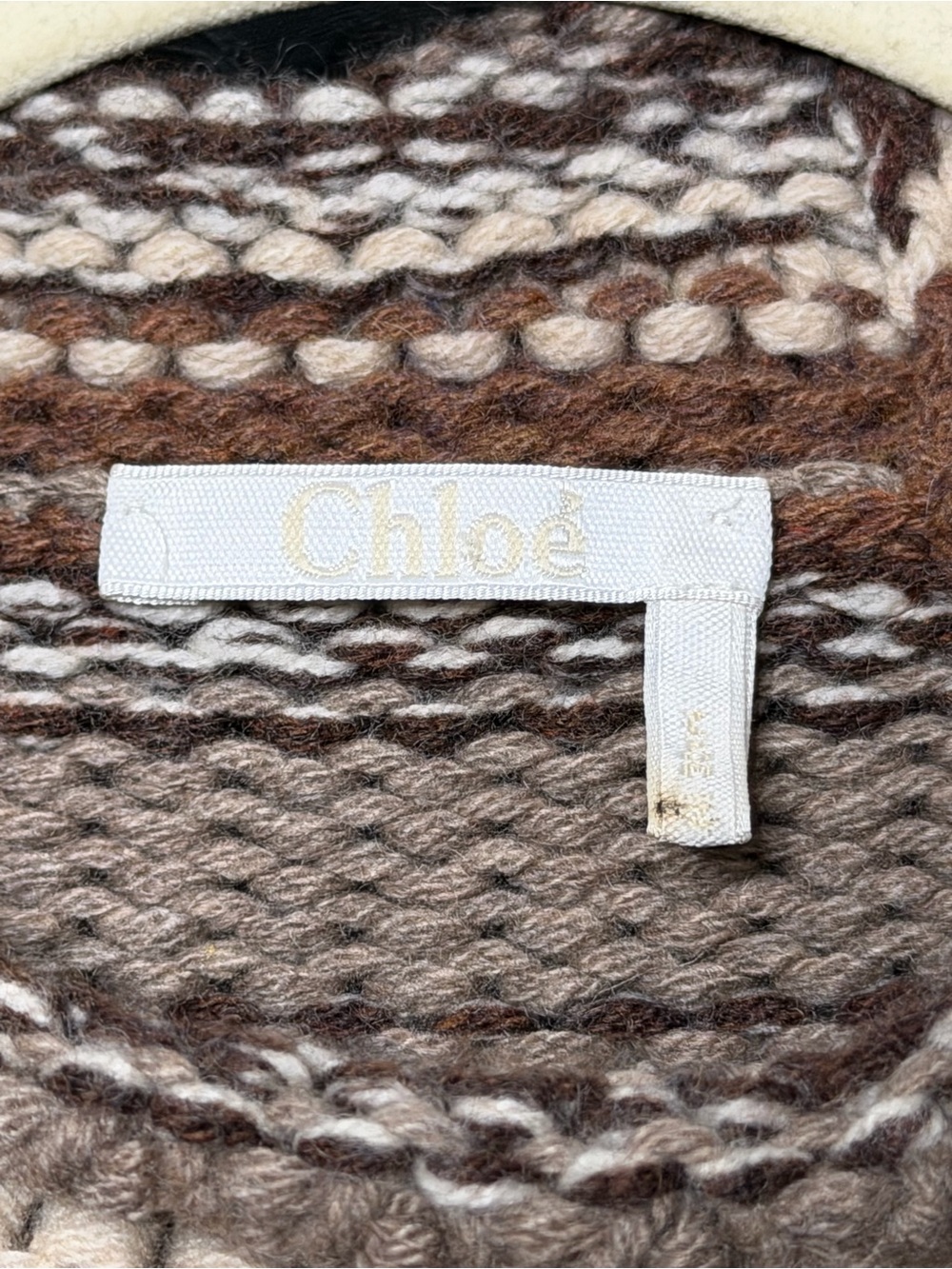 Chloe Ruffle Striped Cashmere Sweater - Picture 4 of 7